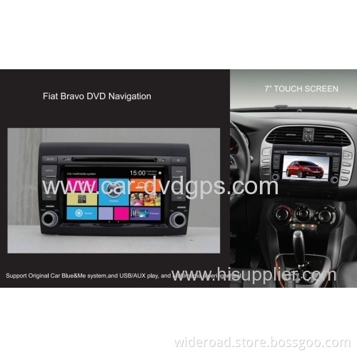 2 Din Touch Screen Fiat Bravo Dvd Navigation Radio Mp3 Player